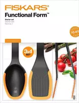 Fiskars Virtuvės reikmenų rinkinys FF, juoda/oranžinė, 3 vnt.