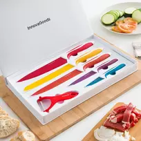 Innovagoods Innova Keraminių peilių ir skustuko rinkinys 6vnt. V0100530