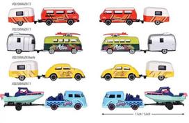 Žaislinio automobilio su priekaba rinkinys Majorette Volkswagen Originals Premium