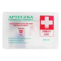 Apteczka Pirmosios pagalbos vaistinėlė B-euro-8, permatoma