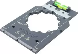 Wolfcraft šablonas elektros lizdų ir jungiklių montavimui 5975000