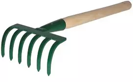 KARD GRABKI MAŁE 6-ZĘBÓW Z TRZONKIEM 30cm