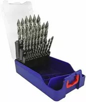 Grąžtas Tivoly Metalo grąžtų rinkinys 1-13mm, "Smart Point" pakopinis antgalis, 25vnt