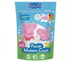 Peppa Pig Vonios putų kapsulės, 6 x 16 g