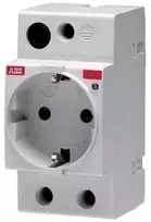 Kištukinis lizdas ABB M1175, DIN, 2P, 16A