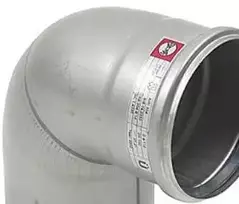 „Blücher“ alkūnė. 87,5° 160 mm - be O formos žiedo. Atspari rūgštims, RF