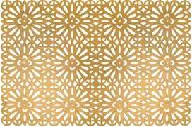Glamour stalo kilimėlis 45 x 30 cm auksinis AMBITION