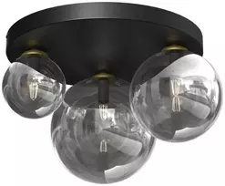 Lubinis šviestuvas Lampa sufitowa Domoletti CEILING LIGHT BURSA 3XE14/E27 Juodas/GOLD