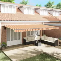 Ištraukiama markizė Geltona ir Oranžinė 600 × 350 cm