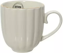 Home4You Puodelis SHELL H9,9cm, porcelianinis