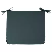 Home4You Paminkštinimas kėdei OHIO-2, 43x38x2,5cm, atsparus vandeniui, tamsiai pilkas