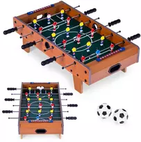 Mini stalo futbolas 70×35 cm medinis stalo futbolas, ECOTOYS