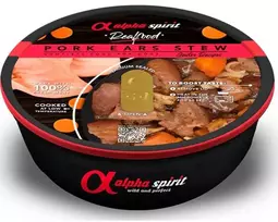 ALPHA SPIRIT Realfood troškinys su kiaulių ausimis 280g (9)