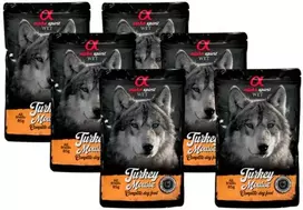 ALPHA SPIRIT WET putėsiai šunims su kalakutiena 85g 6vnt (24)