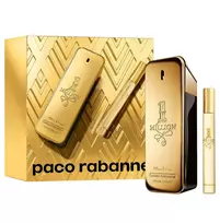 Set Paco Rabanne: 1 Million Eau De Toilette For Men, 100 ml + 1 Million Eau De Toilette For Men, 10 ml
