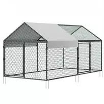 Vevor Metalinė vištidė 4-6 vištoms, 1 x 2 x 1 m