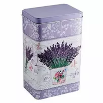 Bikuvalt Dėžutė metalinė LEVANDA stačiakampė 18x12x8 cm 1.5L