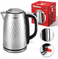 Virdulys Webber Elektrinis virdulys belaidės WK-330 2200 W 1,7 l juoda Inox