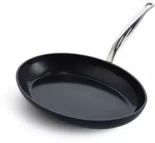 Green Pan Žalias Pan Keptuvė Greenpan GreenPan Barcelona Pro Fishpan 33cm Juodas