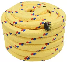 Laivo virvė 4 mm 10 m Geltona