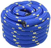 Laivo virvė 4 mm 5 m Mėlyna