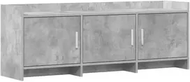 TV staliukas Televizoriaus spintelė 130 x 33 x 47 cm Betono pilka
