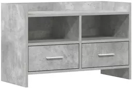 TV staliukas Televizoriaus spintelė 71,5 x 33 x 47 cm Betono pilka