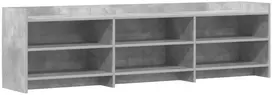 TV staliukas Televizoriaus spintelė 168 x 33 x 47 cm Betono pilka