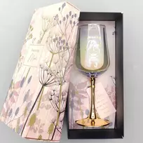 Home4You Vyno taurė FLOW „Amazing Mum“ H21,2cm, 450ml