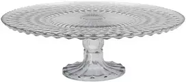 Home4You Stiklinė lėkštė TORTO LĖKŠTĖ D29xH9cm