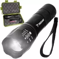 Trizand T6 Taktinis LED žibintuvėlis įkraunamas USB