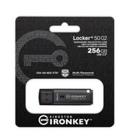 KINGSTON IronKey Locker+ 50 G2 256GB (anthracite, USB-A 3.2 Gen 1)