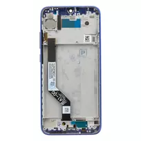 For_Xiaomi LCD Display + Touch Unit + Front Cover for Xiaomi Redmi Note 7 Blue