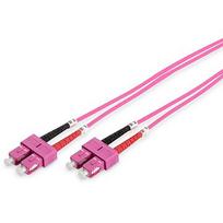 Digitus Fibe Optic Multimode Patch Cord, OM4, SC/SC, 2m DK-2522-02-4