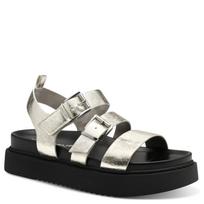 Basutės moterims, Sidabrinė, Sandals