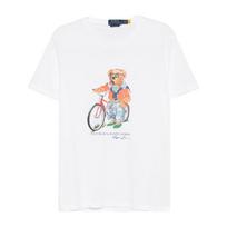Marškinėliai trump. rankovėmis vyrams, Balta, Knit-t-shirt