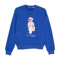 Sportinis nertinis moterims, Mėlyna, Knit-sweatshirt