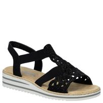 Basutės moterims, Juoda, Sandals