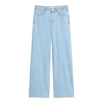 Platūs džinsai moterims, Mėlyna, 600908312149 Wide leg