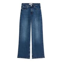 Platūs džinsai moterims, Mėlyna, 600923012149 Wide leg