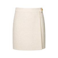 Midi sijonas moterims, Balta, Skirt