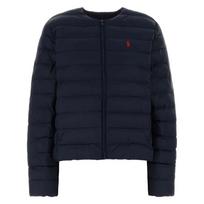 Pūkinė striukė moterims, Mėlyna, Woven-puffer-jacket