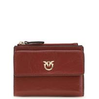 Piniginė moterims, Raudona, Compact wallet shiny calf old