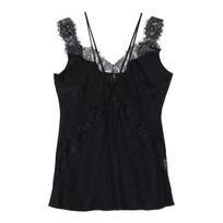 Marškiniai be rankovių moterims, Juoda, Lydia tank top