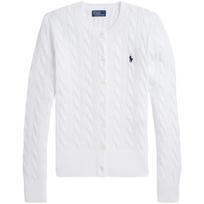 Kardiganas moterims, Balta, Long sleeve-cardigan