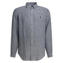 Marškiniai ilgomis rankovėmis vyrams, Mėlyna, Woven-sport shirt-shirt