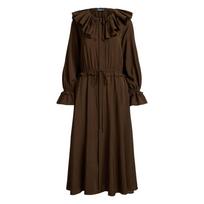 Maxi suknelė moterims, Ruda, Woven-dresses