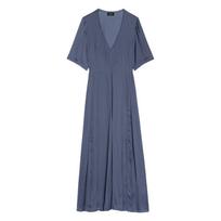 Maxi suknelė moterims, Mėlyna, Rodalan satin