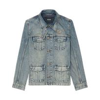 Džinsinis švarkas moterims, Mėlyna, Lienna denim eco sable