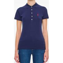 Polo marškiniai trumpos rank. moterims, Žalia, Slim fit stretch polo shirt